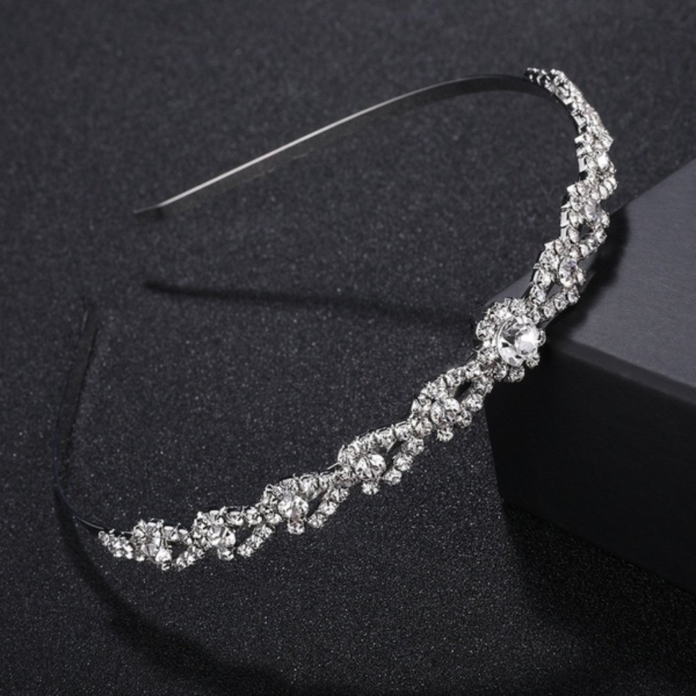 Vintage Bridal Birthday Headband Crystal Tiara NEW